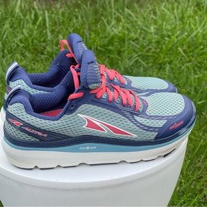 Altra Shoes Womens 7 Zero Drop Paradigm 3 Guide Rail Blue Running AFW1739F-1
